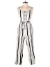 Ann Taylor LOFT Stripes Ivory Jumpsuit Size 2 - photo 1