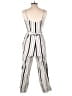 Ann Taylor LOFT Stripes Ivory Jumpsuit Size 2 - photo 2