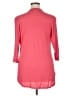 Cubism Pink 3/4 Sleeve Blouse Size XL - photo 2