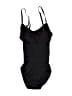 Unbranded Solid Black One Piece Swimsuit Size XS - photo 2