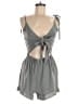 Shein 100% Polyester Solid Gray Romper Size 6 - photo 1