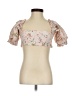 WeWoreWhat Pink Short Sleeve Blouse Size XS - photo 1