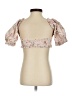 WeWoreWhat Pink Short Sleeve Blouse Size XS - photo 2