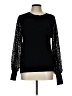 Sioni Solid Black Pullover Sweater Size L - photo 1