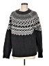 Hem & Thread Chevron-herringbone Gray Pullover Sweater Size M - photo 1