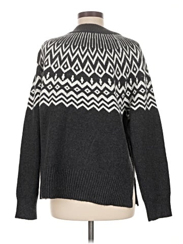 Hem & Thread Pullover Sweater (view 2)