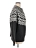 Hem & Thread Chevron-herringbone Gray Pullover Sweater Size M - photo 4