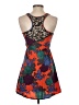 Volcom 100% Rayon Print Orange Cocktail Dress Size XS - photo 2