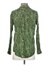 Pilcro 100% Viscose Paisley Green Long Sleeve Blouse Size XXS - photo 2