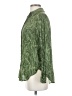 Pilcro 100% Viscose Paisley Green Long Sleeve Blouse Size XXS - photo 5