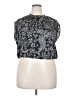 Ann Taylor LOFT 100% Polyester Black Sleeveless Blouse Size XXL (estimated) - photo 1