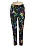 Shein Curve Print Black Active Pants Size 1XL - photo 1