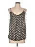 H&M 100% Polyester Black Sleeveless Top Size L - photo 1