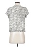 Max Studio 100% Polyester Ivory Short Sleeve Blouse Size S - photo 2