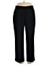 Dalia Collection 100% Polyester Solid Black Casual Pants Size 16 - photo 1