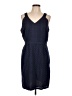Old Navy Chevron-herringbone Blue Cocktail Dress Size 12 - photo 1