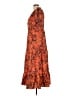 Shein Paisley Orange Casual Dress Size 12 - photo 5