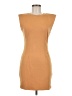 Fore Solid Tan Casual Dress Size M - photo 1