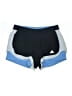 Adidas 100% Polyester Color Block Blue Athletic Shorts Size M - photo 1