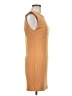 Fore Solid Tan Casual Dress Size M - photo 4