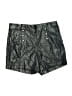 Ci Sono Metallic Black Shorts Size L - photo 1