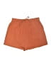 Shein Solid Orange Shorts Size 6 - photo 1