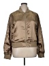 Topshop 100% Polyester Metallic Gold Jacket Size 14 - photo 1