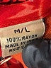 Sacred Threads 100% Rayon Tie-dye Red Cocktail Dress Size M - photo 7
