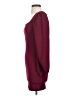Shein Solid Burgundy Cocktail Dress Size 2 - photo 5