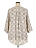 41Hawthorn 100% Polyester Houndstooth Ivory 3/4 Sleeve Blouse Size 2X - photo 2