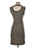 Splendid Stripes Black Gray Casual Dress Size S - photo 2