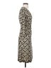 BCBGMAXAZRIA Print Tan Cocktail Dress Size S - photo 4