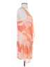 Volcom 100% Rayon Graphic Orange Casual Dress Size S - photo 4