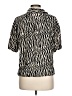 Assorted Brands 100% Rayon Animal Print Black Short Sleeve Blouse Size L - photo 2
