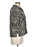 Assorted Brands 100% Rayon Animal Print Black Short Sleeve Blouse Size L - photo 4