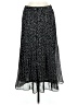 WD.NY 100% Polyester Polka Dots Black Casual Skirt Size M - photo 1