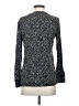J.Crew Blue Black Long Sleeve Henley Size S - photo 2