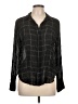 Bella Dahl Plaid Black 3/4 Sleeve Blouse Size L - photo 1