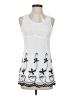 Young Essence 100% Polyester White Casual Dress Size S - photo 1