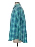 L.L.Bean 100% Cotton Plaid Teal Long Sleeve Button-Down Shirt Size S - photo 5