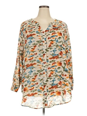 Meri Skye 3/4 Sleeve Blouse (view 1)