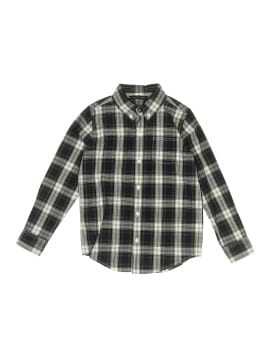 Janie And Jack Long Sleeve Button Down Shirt