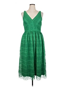 knee length dresses for ladies Hali Frill Strap Crochet Lace Dress White main image 0