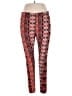 Just One Print Red Leggings Size 2X - photo 1