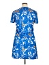 Adidas 100% Polyester Graphic Blue Casual Dress Size XL - photo 2