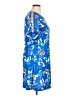 Adidas 100% Polyester Graphic Blue Casual Dress Size XL - photo 4