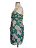 Tibi 100% Silk Tropical Green Cocktail Dress Size 4 - photo 5