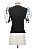 On Twelfth 100% Polyester Black Short Sleeve Top Size S - photo 2