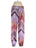 Elan Paisley Pink Casual Pants Size S - photo 2