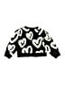 Stella McCartney Hearts Black Pullover Sweater Size 4 - photo 2